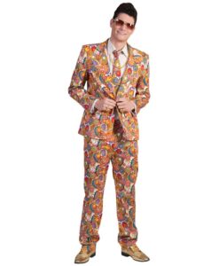 Hippie Hank Costume – Bold Patterned Suit
