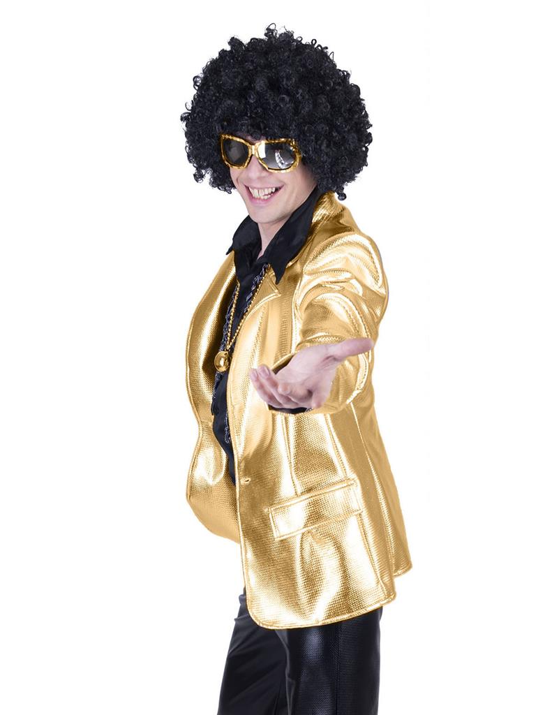 Disco Fever Gold Lamé Jacket - Image 2