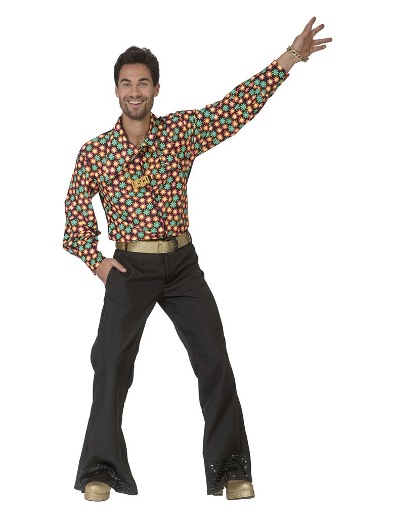 Flower Family – Male Shirt | Colourful Flower Print - Image 2