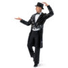 Deluxe Black Sequined Tailcoat – Hollywood & Cabaret Style