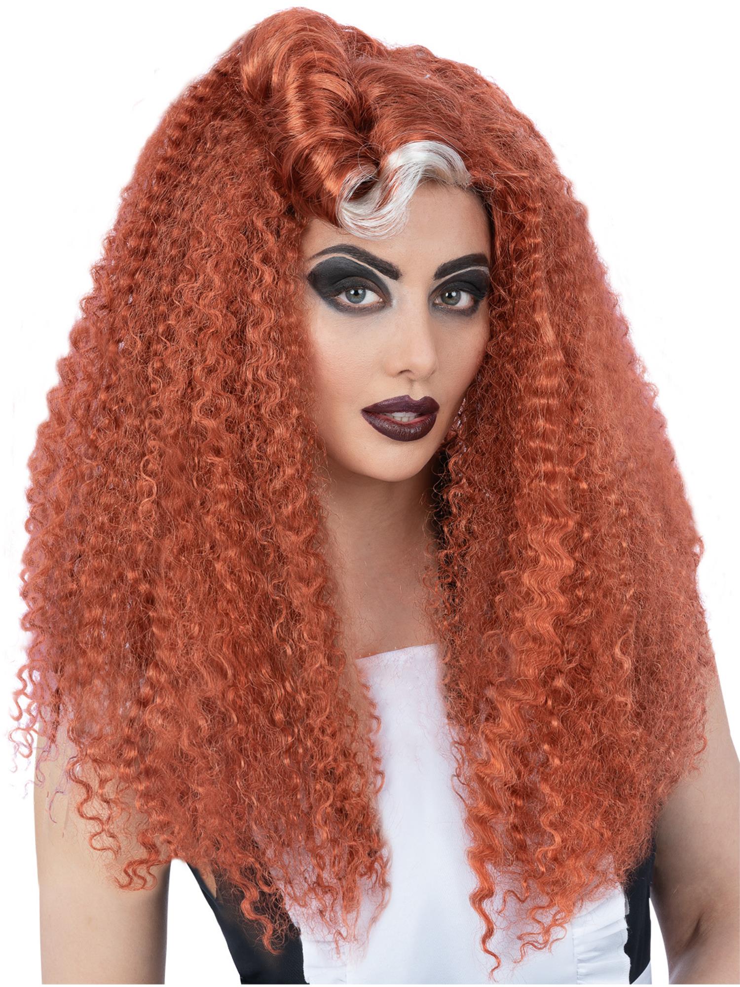 Rocky Horror Show - Magenta Wig – Long, Wavy with Victory Roll