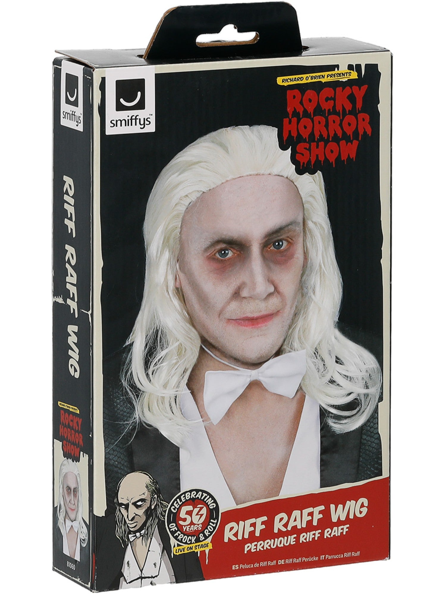 Licensed Rocky Horror Show Riff Raff Wig – Blonde - Image 2