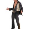 Elvis Black Jumpsuit Costume