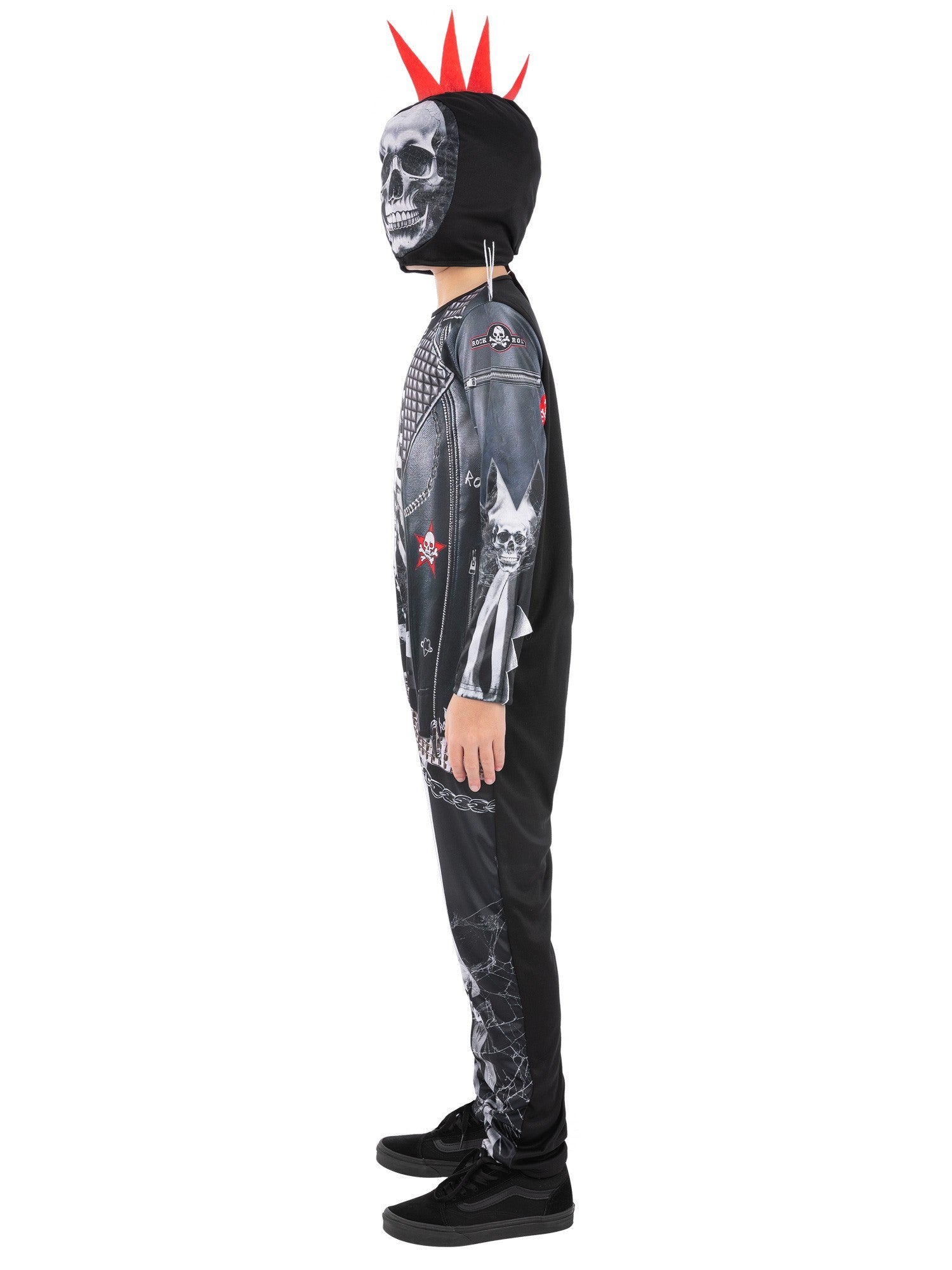 Kids Punk Skeleton Costume - Image 3