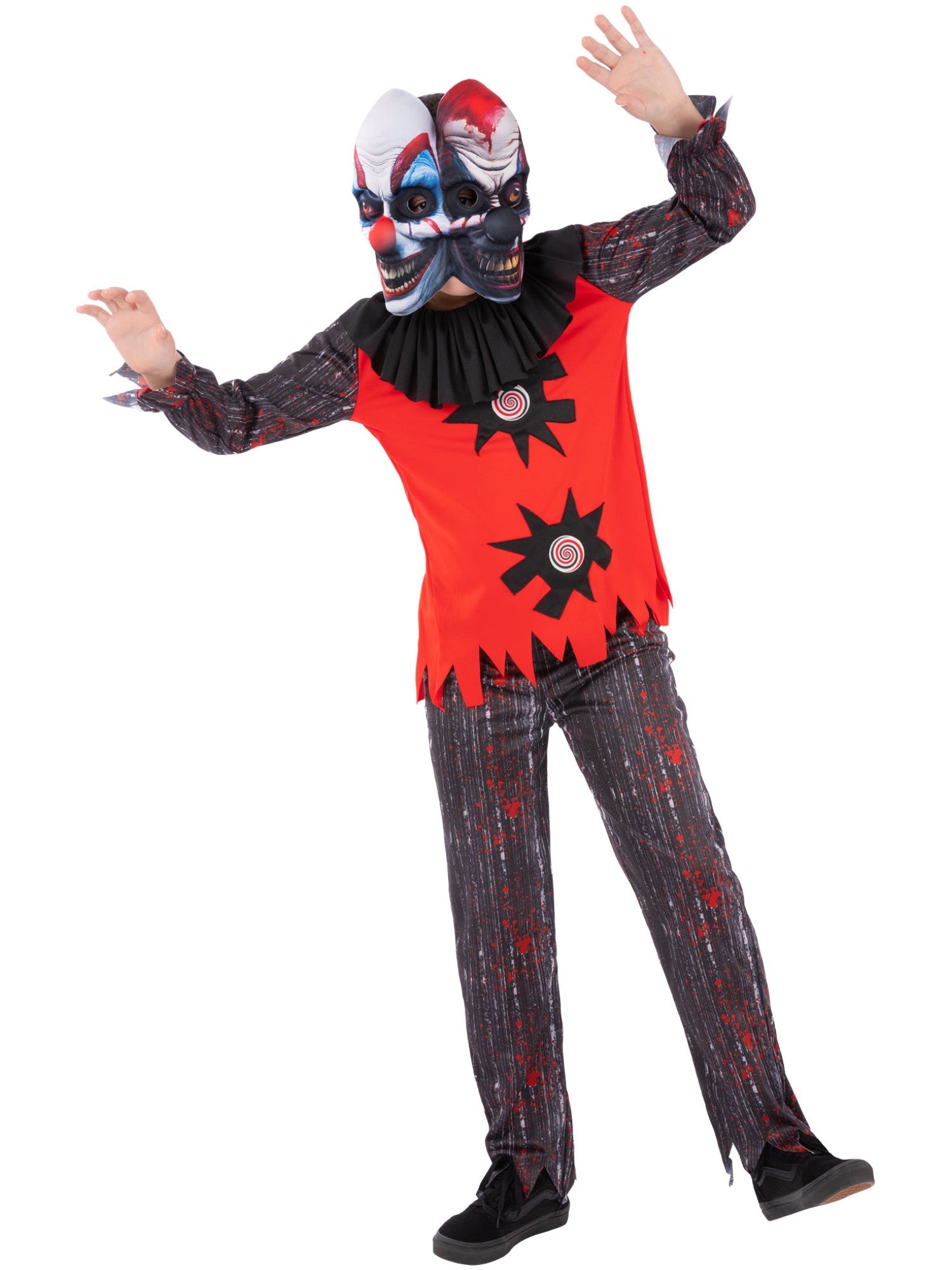Kids 2-Headed Chuckles the Clown Costume