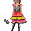 Girls Day of the Dead Fiesta Costume