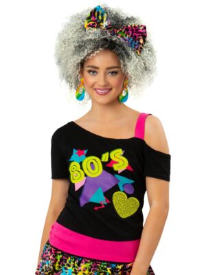 80s Off-the-Shoulder T-Shirt