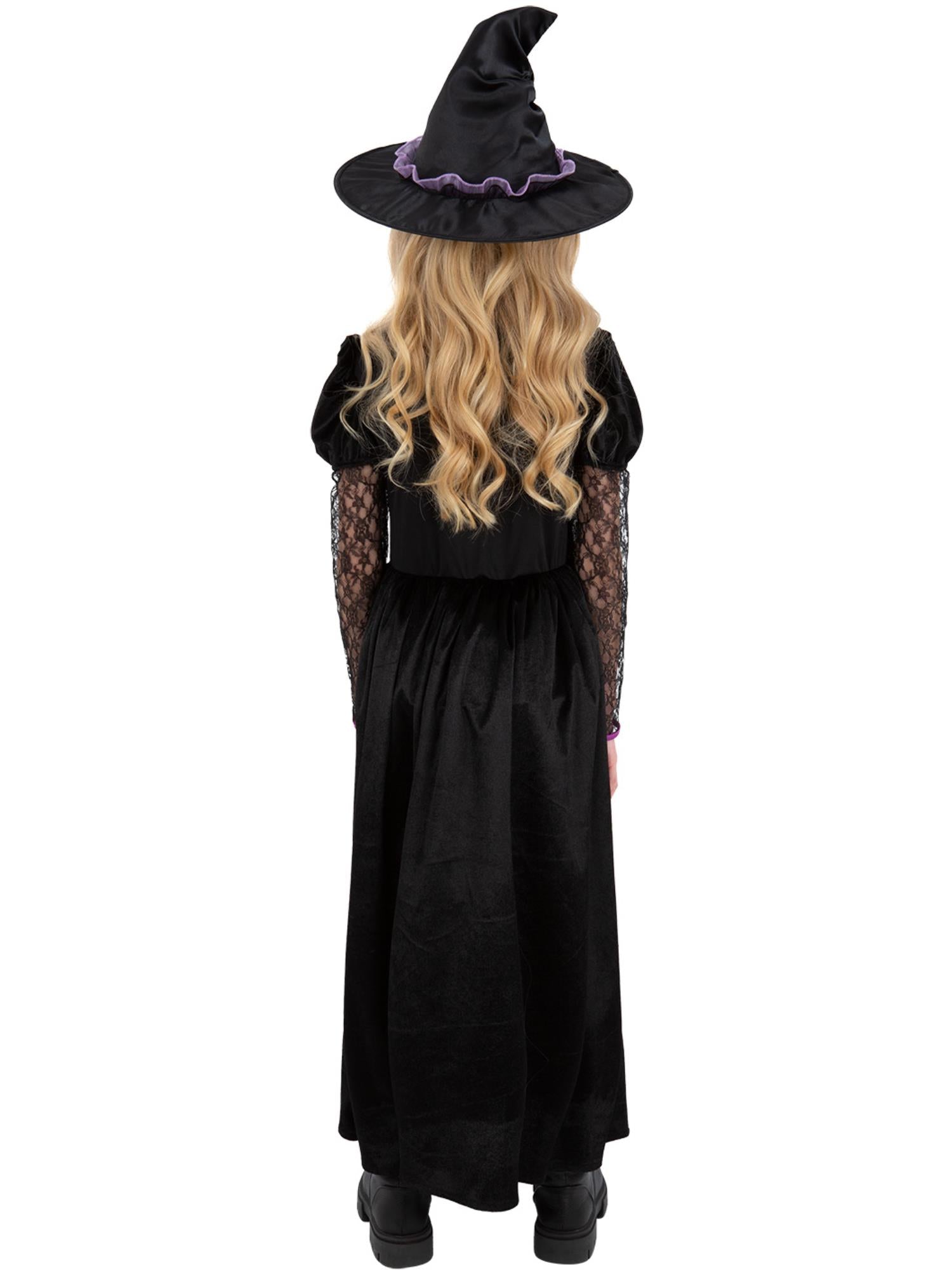 Girls Witch from the West Costume – Dress & Hat - Image 3