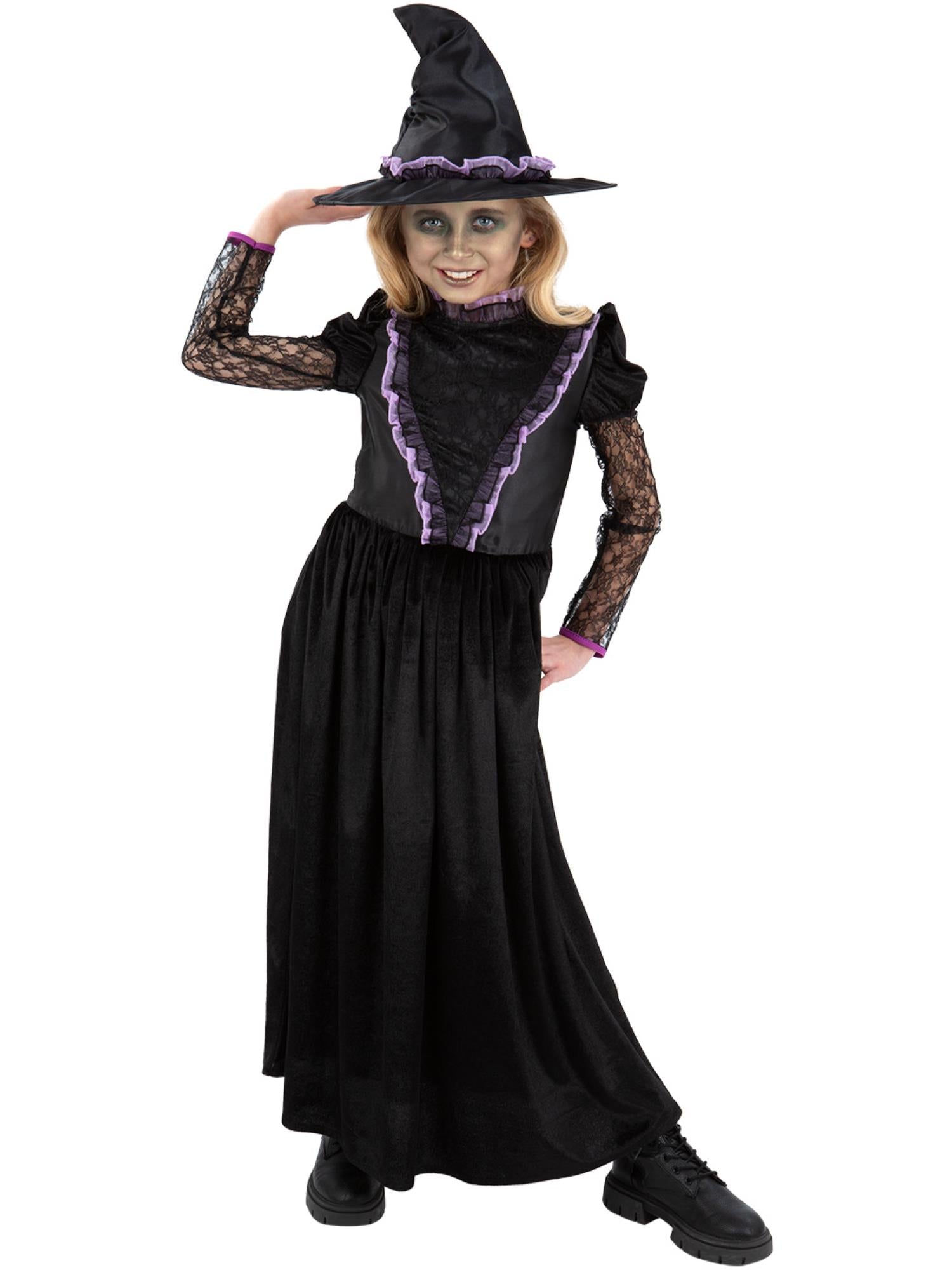 Girls Witch from the West Costume – Dress & Hat