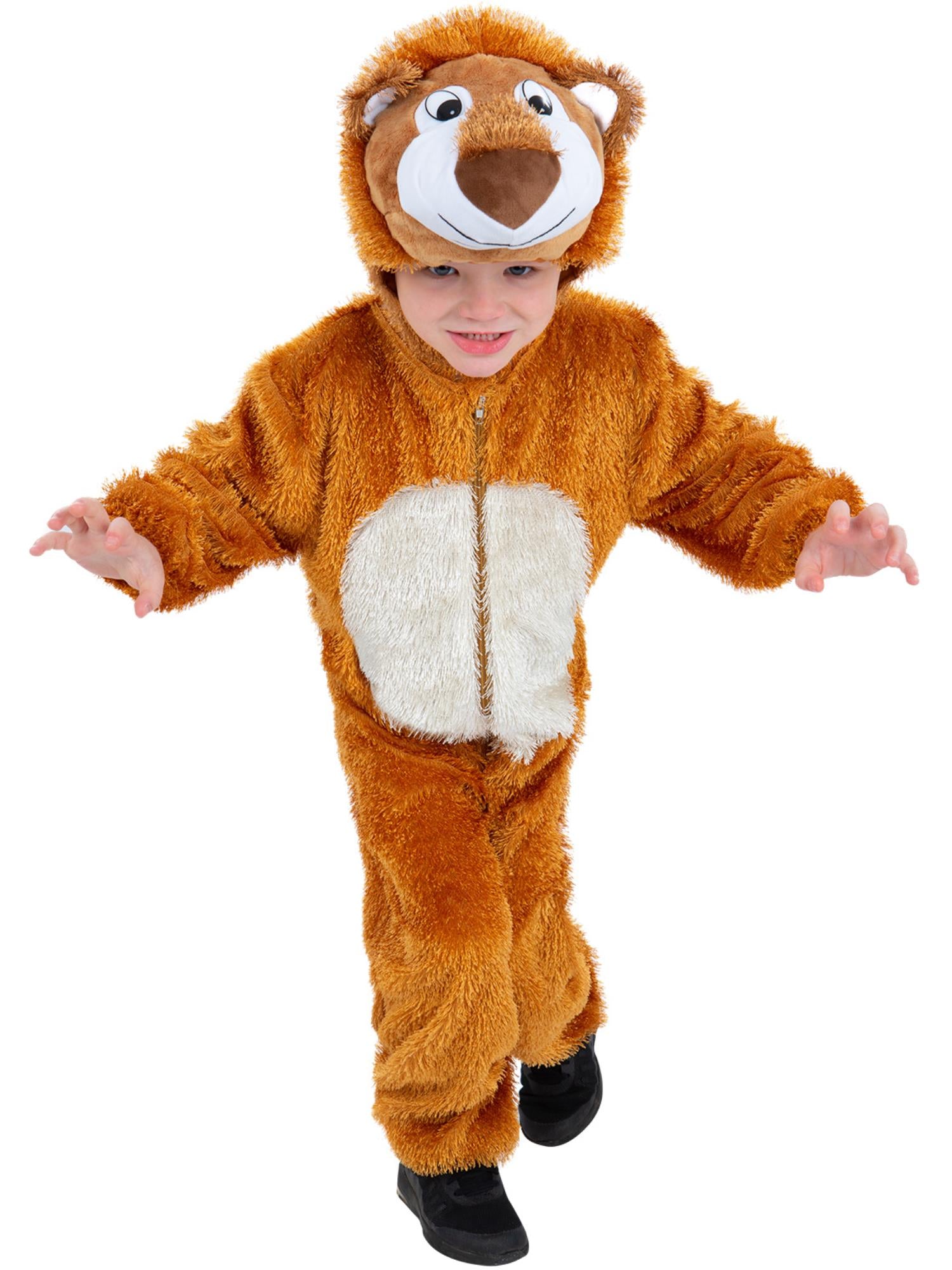 Kids Lion Costume – Jumpsuit with Hood
