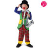Kids Bright Multicoloured Clown Costume "Pipo"