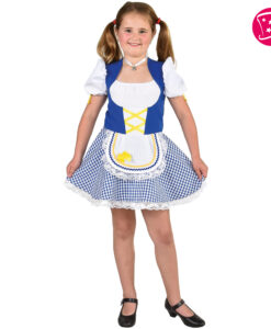 Deluxe Blue & White Checked Tirol / Oktoberfest Dress