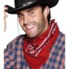 Western Cowboy Bandana – Red (Unisex)