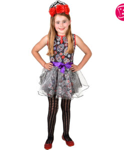 Kids Day of the Dead Girl Costume