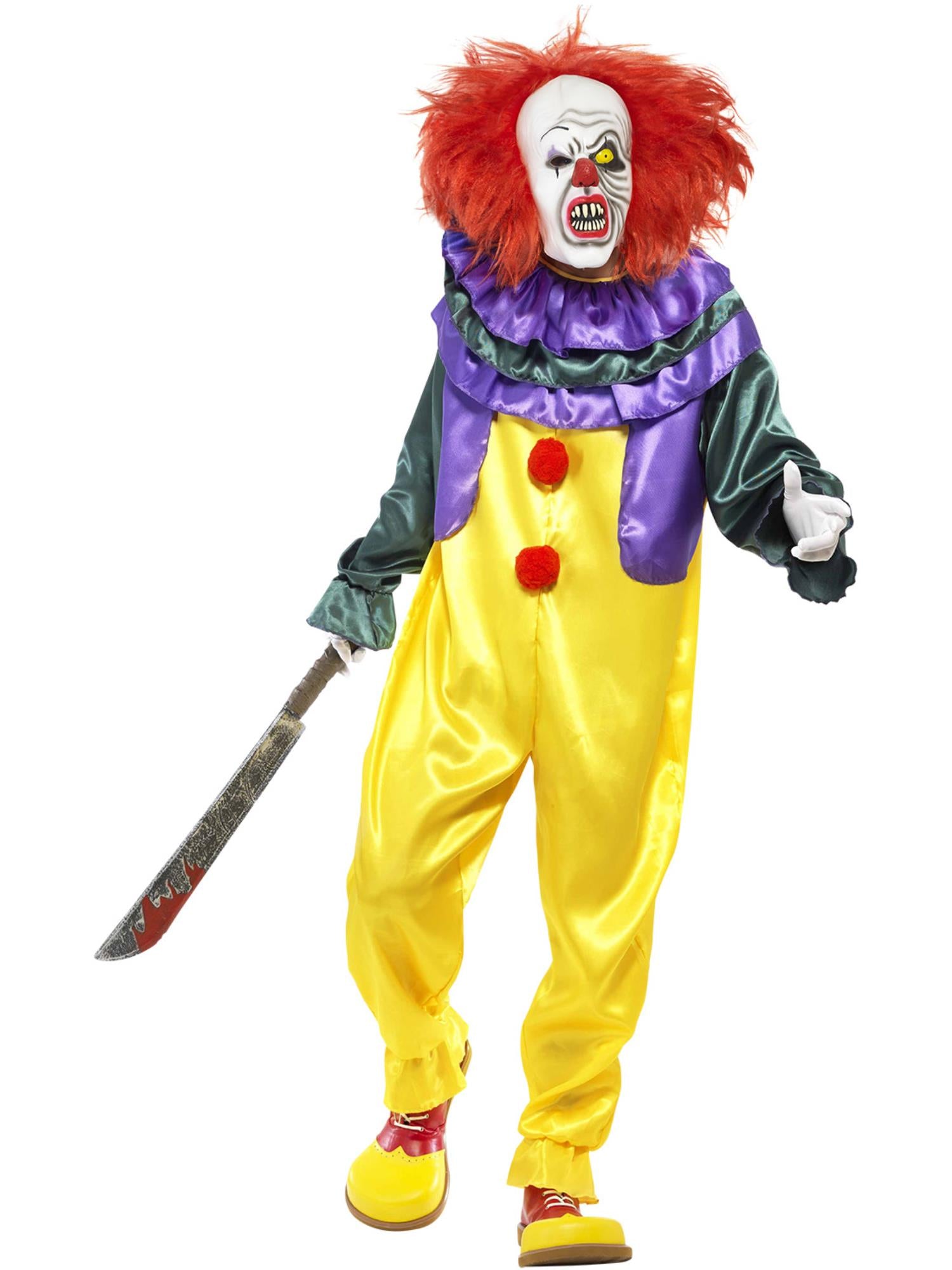 Classic Horror Clown Costume inc Mask