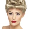 40s Vintage Wig – Blonde with Curls Fancy Dress Wig