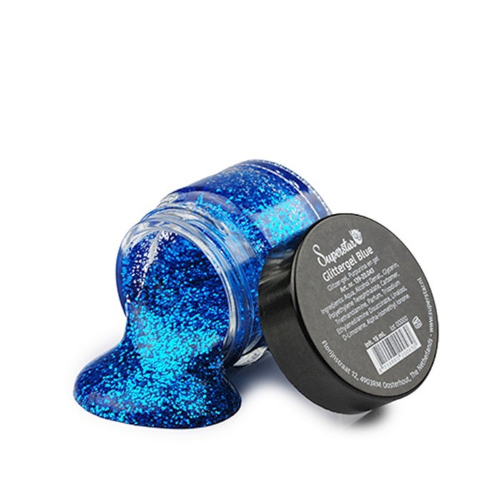 Superstar Professional Glitter Gel – Blue (15ml)