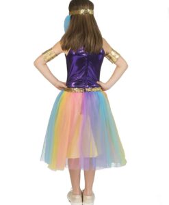 Alternative view of Girls Colourful Suleika Costume