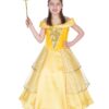 Girls Belle-Style Golden Princess Dress