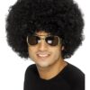 70s Funky Afro Wig – Black (Natural Sized)