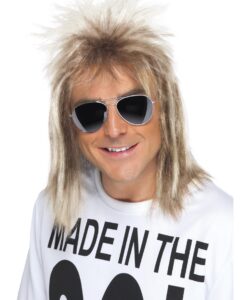 80s Mullet Wig – Blonde / Mixed Fancy Dress Wig