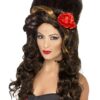 Rehab Wig – Brown, Large Beehive Fancy Dress Wig  90s Amy Winehouse–Style