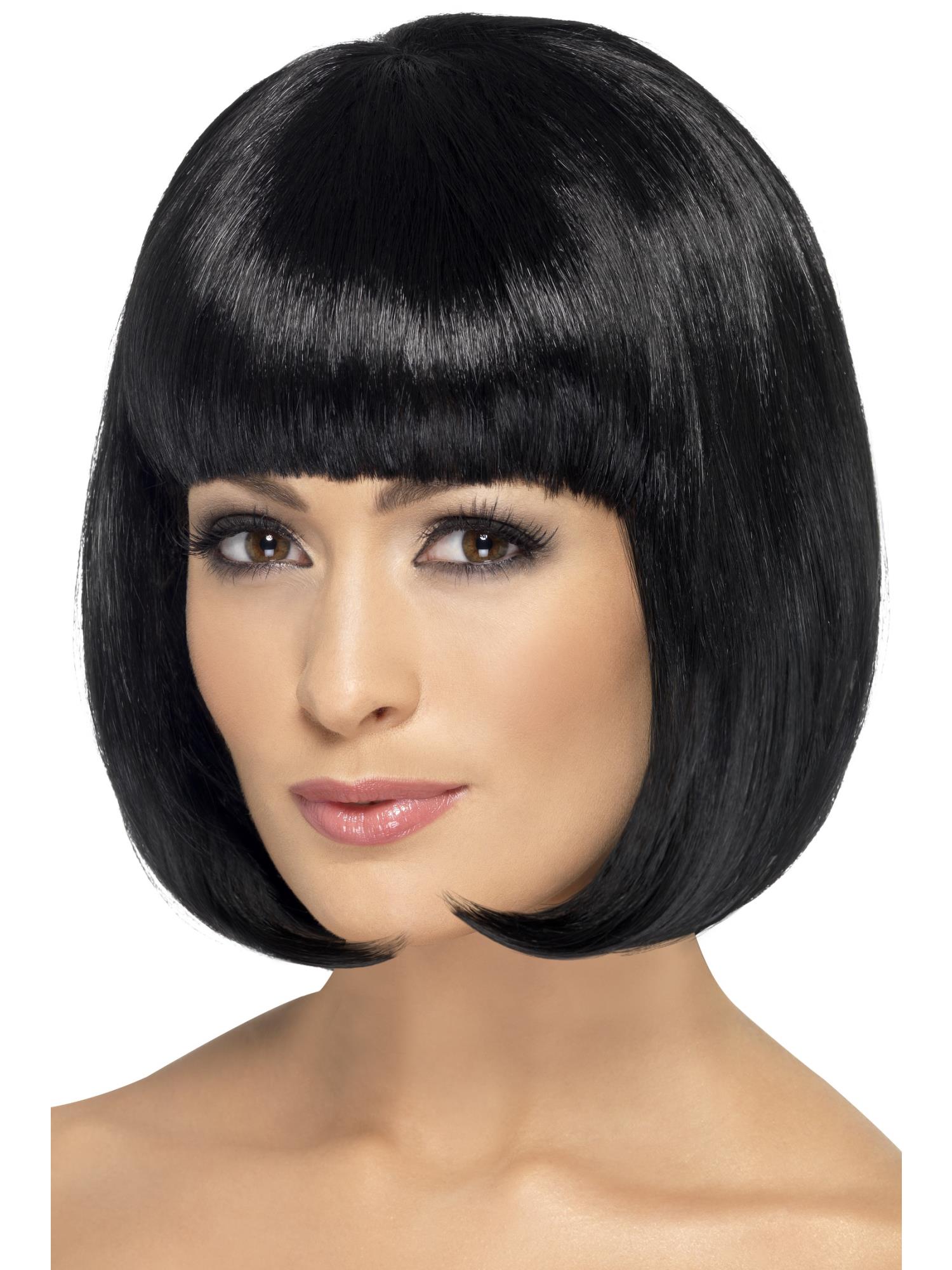 Partyrama Wig – Short Bob with Fringe , 6 Colour Options - Image 2