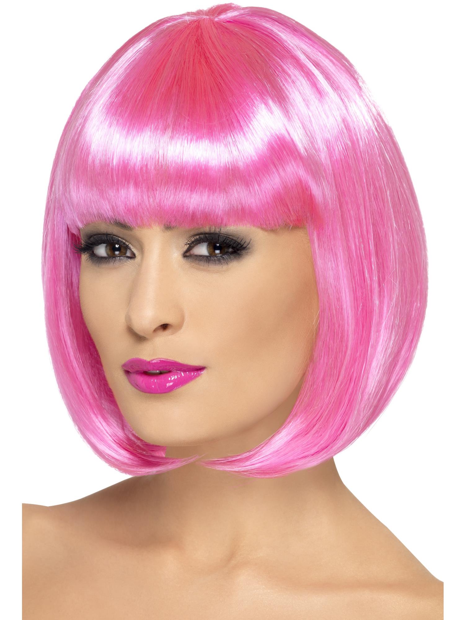Partyrama Wig – Short Bob with Fringe , 6 Colour Options