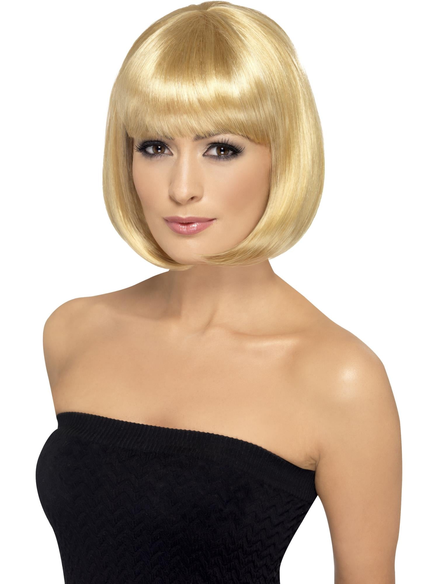 Partyrama Wig – Short Bob with Fringe , 6 Colour Options - Image 6