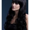 Fever Isabelle Wig – Long Soft Curls with Fringe , Black