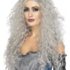 Banshee Wig – Grey, Long & Messy Fancy Dress Wig