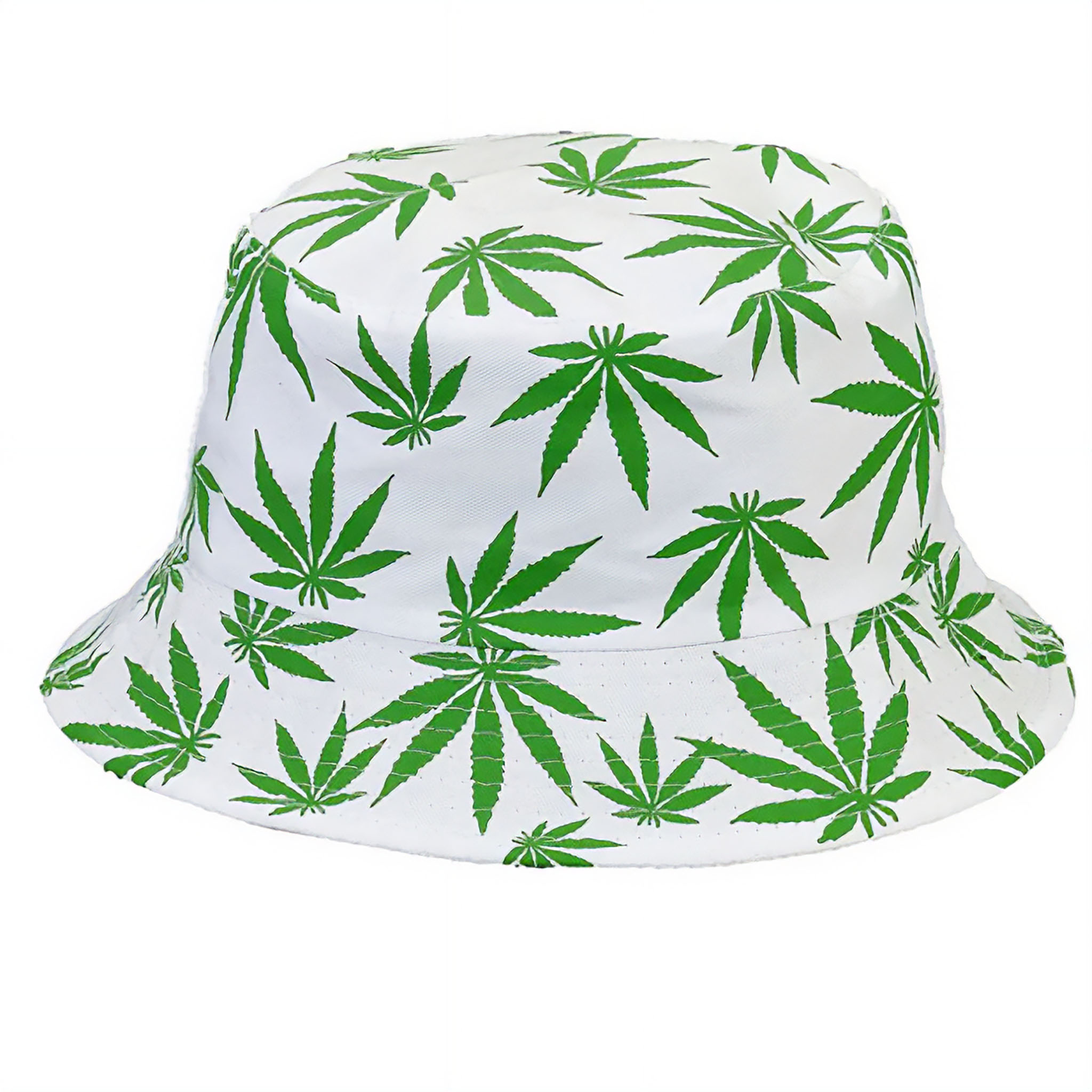 Cannabis Print Bucket Hat
