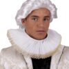 Elizabethan Frilled Collar – White (Baroque Style)