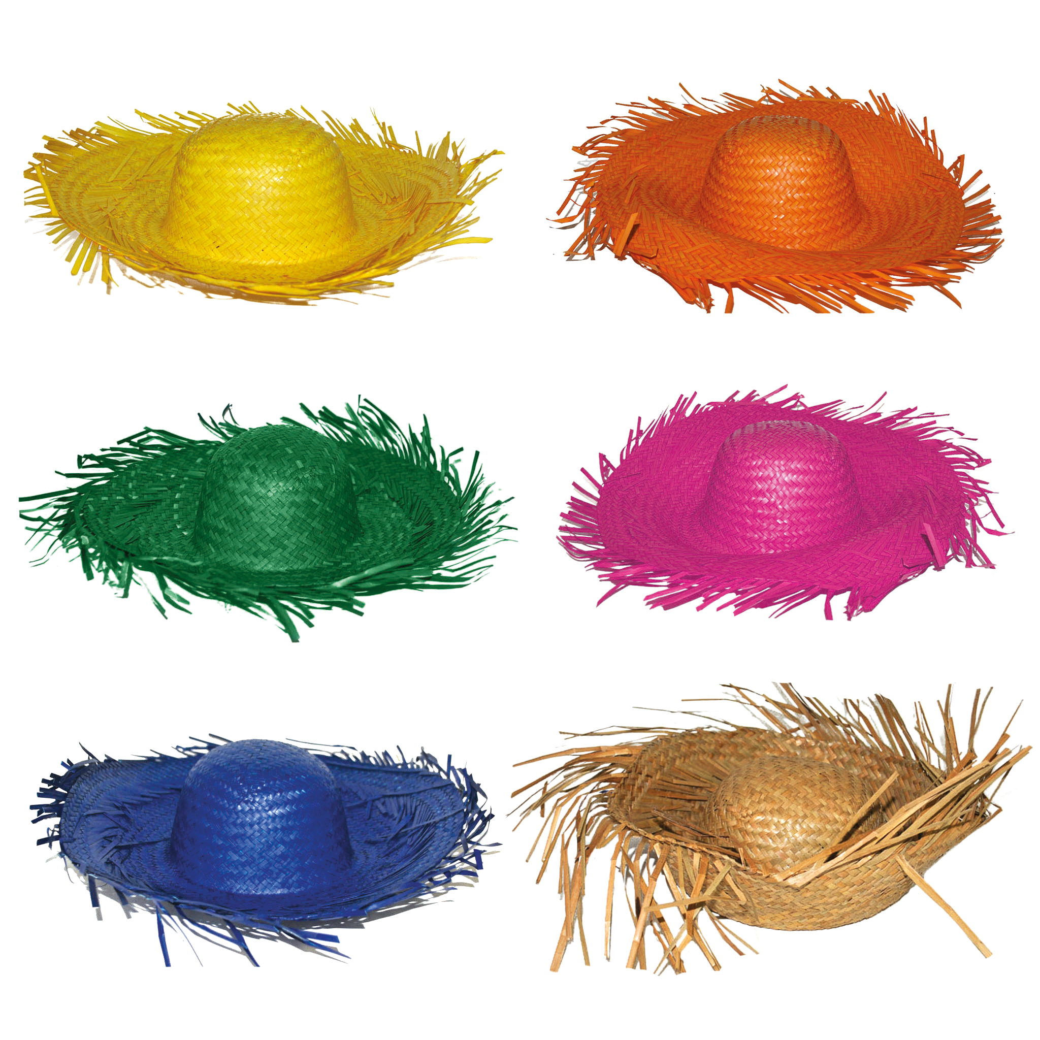 Beach Hat – Scruffy Straw Look