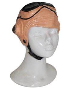 Biggles-Style Flying Helmet with Goggles