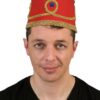 Jewelled Fez – Red Arabian Fancy Dress Hat