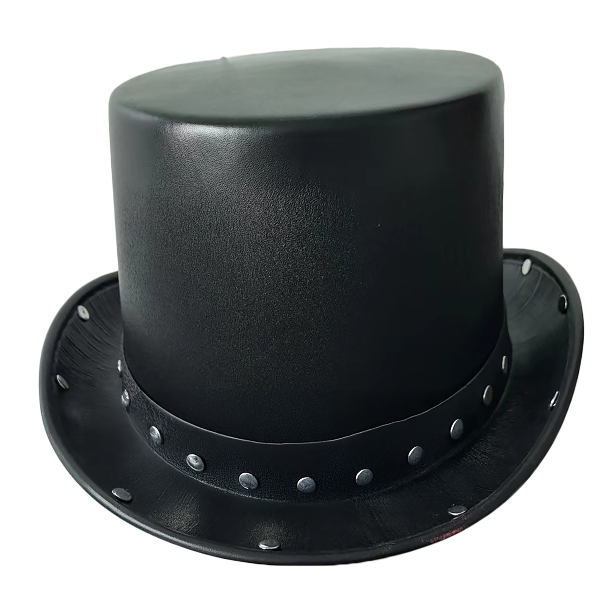 Leather-Look Top Hat - Image 2