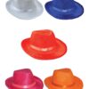 Velvety Trilby Hat – Bright Colours Fancy Dress