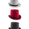 Top Hats – White, Red or Black