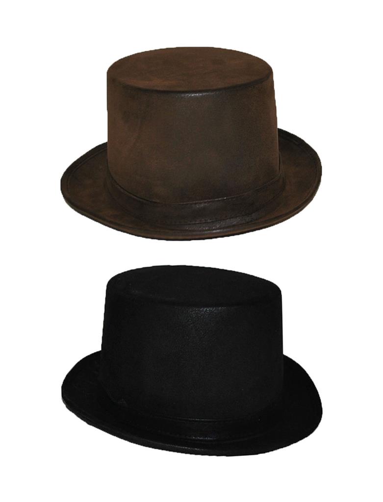 Top Hat – Aged Leather Look (Brown or Black)