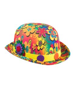 Flower Power Bowler Hat – Adult Size