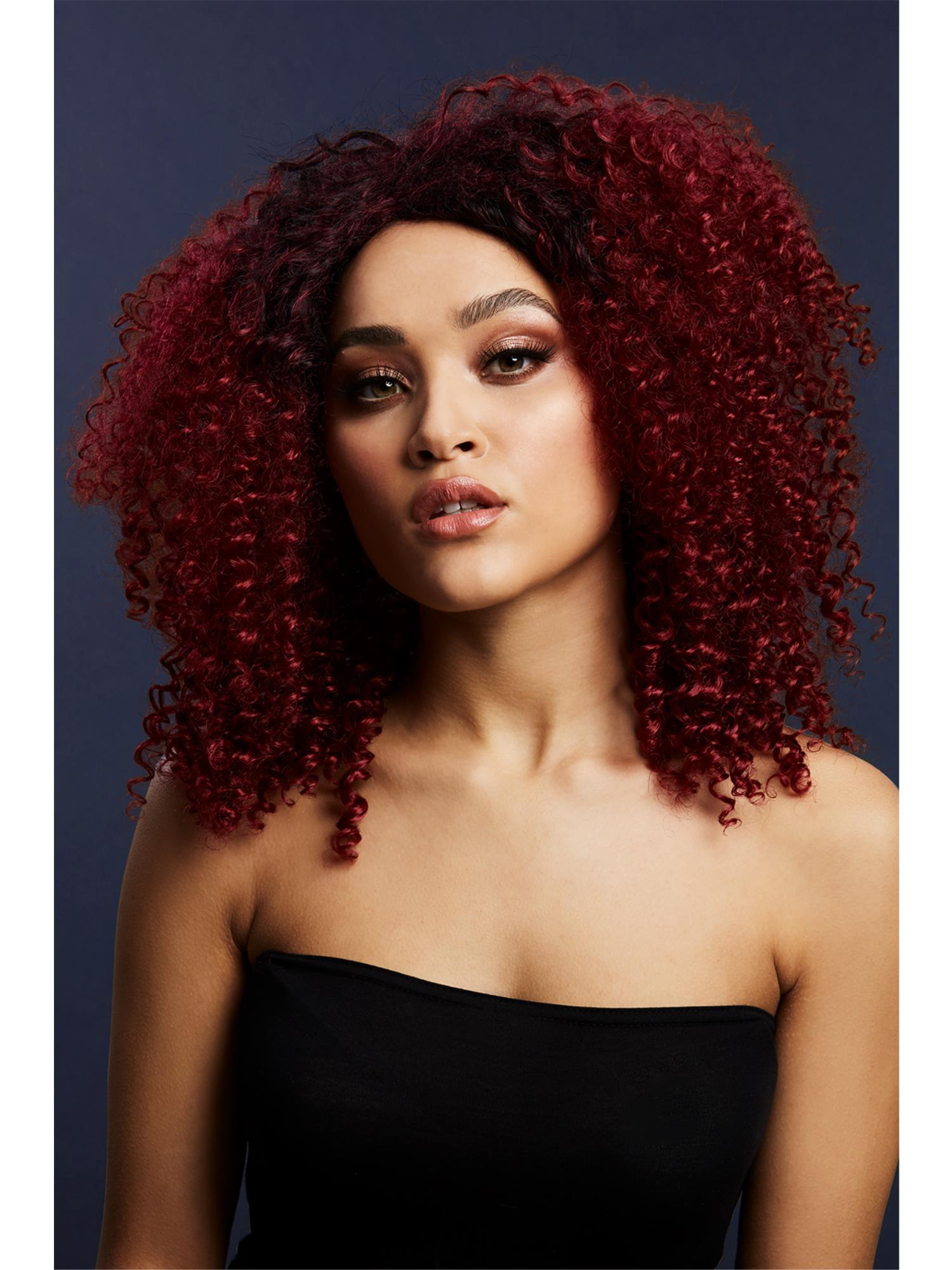 Fever Lizzo Wig – Big Curls, Short with Centre Parting, 3 colours - Image 2
