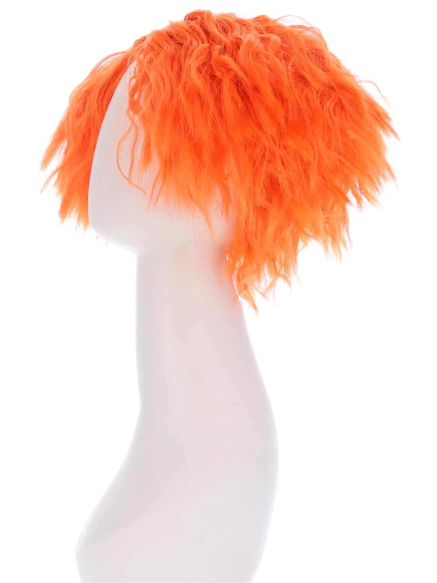 IT Chapter Two Wig – Short & Wavy, Orange Fancy Dress Wig - Image 3