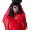 Beetlejuice Lydia Wig – Mid-Length with Fringe Fancy Dress Wig