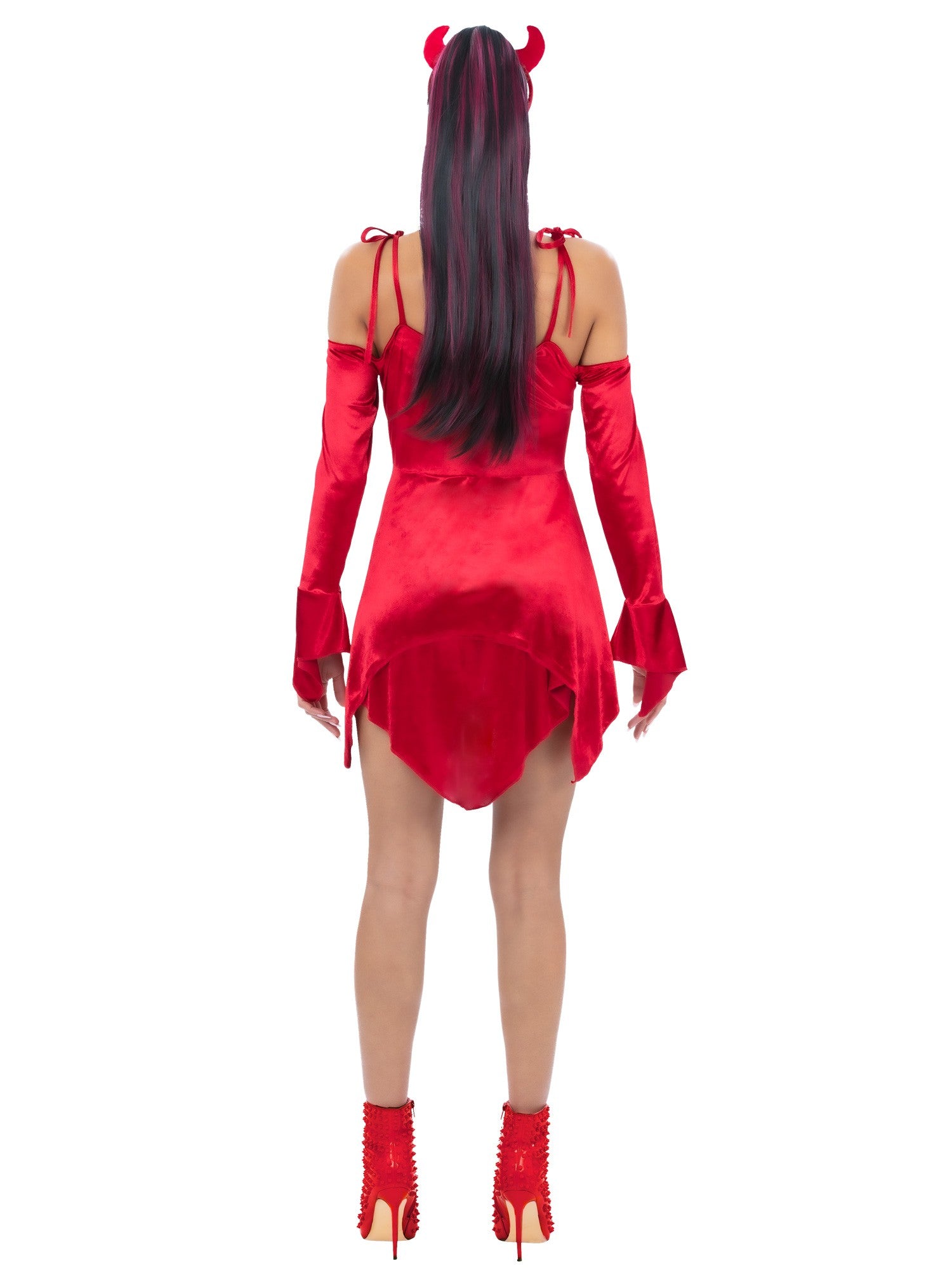 Devil Costume – Adjustable Dress & Horns - Image 3