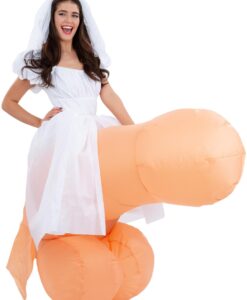 Bride on Inflatable Penis Costume