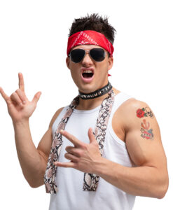 80s 90s Instant Rock Star Kit – Costume Accessory Set