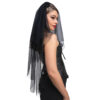 Tulle Veil – 75 cm (Black)