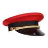 Deluxe Porter / Doorman Cap – Red Peaked