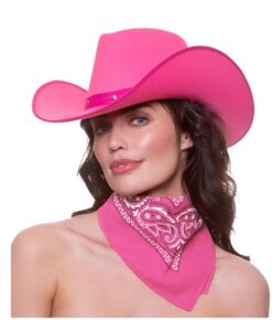 Western Cowboy Bandana – Pink (Unisex)